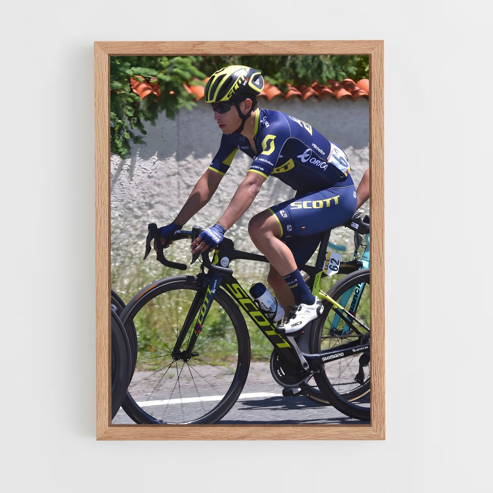 Poster Criterium dauphine coureur – affiche Cyclisme (vue 4)